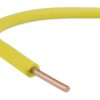 Przewód instalacyjny H07V-U / DY 2,5 750V żółty drut Elektrokabel /100m/