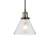 Lampa Wisząca Vt-7185 Loft Vintage Szkło Transparent Fi180 3738