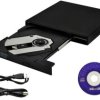 Portable External CD-ROM - DVD/CD Drive + CD Writer - USB