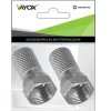 Wtyk satelitarny F 5,8mm Vayox (opakowanie 2 szt.)