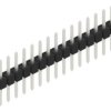 Pin header, 15 pole, pitch 2.54 mm, straight, black, 10046262