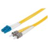 Kabel Światłowodowy, Jednomodowy, Duplex, Os2, Żółty, Lc/St, 474016 /1M/