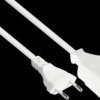 P0300-W050 Euro cord extension Typ C to Euro-socket, white, 0,75 mm², 5 m