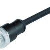Sensor actuator cable, 7/8"-cable plug, straight to open end, 3 pole, 10 m, PUR, black, 13 A, 77 1429 0000 50003-1000