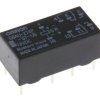 Przekaźnik sygnału, 12V dc, 2 A, DPDT, montaż PCB, Omron