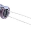 Kondensator 47μF 35V dc Radialny, Otwór przelotowy Nichicon roztaw: 2.5mm 6.3 (Dia.) x 11mm