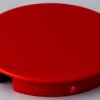 Front cap, without line, red, KKS, for rotary knobs size 40, A4140002