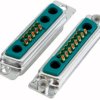 D-Sub socket, 13 pole, 9W4, partially equipped, straight, solder cup, 3009W4SCM99A10X