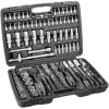 Vigor V2461 Socket Wrench Set 172-Piece 6.3/10/12.5 mm Comprehensive Kit