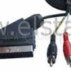 EURO-2x RCA ( EURO -> RCA ) Audio- Video 3m