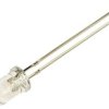Dioda LED 12V 5mm czerwona, przezroczysta, 2000mcd