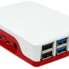 Raspberry Pi® SC0229 Obudowa SBC Nadaje się do: Raspberry Pi® 4 B czerwony, biały