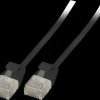 K8108SW.1,5 Cat.6a patch cable, U/UTP, ultraflex, 1.5m, black