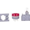 Lampka sygnalizacyjna 22mm czerwona 230V AC SP22-LC-230-BA9S.