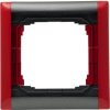 KOS66 PLUS Ramka pojedyncza składana kolorowa grafit + czerwony 66601081