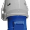 Złącze przemysłowe - zasilające 32A Gniazdo 230 V 2P + E Żeński Bals Niebieski Montaż ścienny IP44