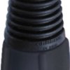 Cable grommet, black for series XLR/X connector, BSX-0-BLACK