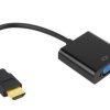 Przejście wtyk HDMI- gniazdo VGA (HDMI - VGA)
