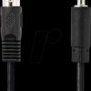 CAGL20100BK20 Nedis DIN Audio Cable | DIN 5-Pin Male | 3.5 mm Male | Nickel Pl