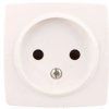 OTEO Gniazdo pojedyncze b/u 16A z przesłonami białe 086122