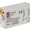 Przekaźnik czasowy zwłoczny jednofunkcyjny 0.2 → 5s DPDT 2-stykowy DPDT 24V dc