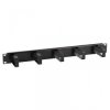 organizer kabli do szaf Rack 19 1U 5 uchwytów, metal czarny