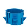 Puszka do ścian ze styropianem PST60 60 mm łączona za pomocą łącznika KD71 niebieska 32273003 SIMET