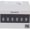 Licznik impulsów 230 V AC Resetowanie Ręczne RS PRO Cyfrowe 6-cyfrowy Licznik impulsów