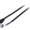 Przewód przyłączeniowy M8 PIN 3 kątowy 10m wtyk 60VAC 4A -40÷80C YG8U13-100UA1XLEAX