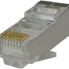 Wtyk modularny RJ45 8P8C kat.5e ekranowany FTP drut NEKU /woreczek 100szt./