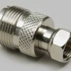 Adapter UHF BKL Electronic 0403086 złącze żeńskie UHF - złącze męskie F 1 szt.