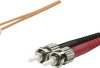 Intellinet 470100 światłowodowe do światłowodów kabel 1.00 m pomarańczowy [1x złącze męskie ST - 1x złącze męskie SC] 50