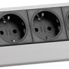 Listwa zasilająca EVOline EVOLINE®DOCK DESK 3fach 93000403, złącze bezpieczne, Ilość gniazdek: 3