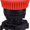 Napęd z guzikiem grzybkowym, 40 mm, Czerwony EGM-P-R 004771280