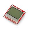 Wyświetlacz LCD graficzny 84x48px - Nokia 5110 - SparkFun LCD-10168