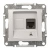 Sedna Gniazdo Komputerowe Pojedyncze Rj45 Kat.5E Utp Aluminium Sdn4300160