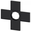 Ramka do etykiet samoprzylepnych 27x27mm do joysticka 4 kierunkowego czarna otwór 22mm SIRIUS ACT 3SU1900-0AM10-0AA0