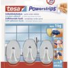 Hak samoprzylepny tesa POWERSTRIPS® 57543-00012-20 3 szt.