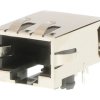 Złącze Ethernet Żeński Złącze RJ45 Przewlekany Cat5, Cat5e Molex, 90° 8-żyłowe