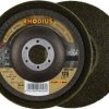 Rhodius 305310 RHODIUS VKSS WS, 2 sztuki filcowych tarcz kompaktowych 125 x 22,23 mm, kątowych, 4S-średnich, TOPline, wy