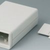 ABS enclosure, (L x W x H) 114 x 72 x 33 mm, gray white (RAL 9002), A9406334