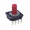 Przełącznik obrotowy, 100 mA, 5V dc, 16-położeniowy, NKK Switches