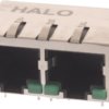 Złącze RJ45 Żeński Złącze RJ45 Halo Electronics, proste