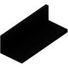 Cooling angle, (L x W x H) 100 x 40 x 30 mm, 3.7 K/W, black anodized, WP 4030 100 SA