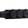 Listwa gumowa 3x230V 16A IP54 SCHUKO czarna