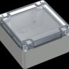 6U07111106139 Industrial housing, 105 x 105 x 60.1mm, IP66/IP68, light gray