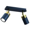 Lampa sufitowa JOKER NAVY BLUE/GOLD 2xGU10 MLP7723 Milagro