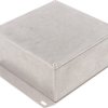 Aluminum die cast enclosure, (L x W x H) 125 x 125 x 57 mm, natural, IP54, 1590KKF