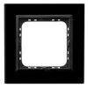 SONATA PRESTIGE Ramka 1 pojedyncza szklana 4 mm czarne szkło + ramka czarna R-1RGC/32/25 OSPEL