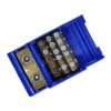 Blok dystrybucyjny DTB 2x95/3x35+2x16+9x6 - Niebieski